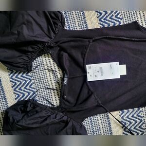 Zara puff sleeve bodysuit